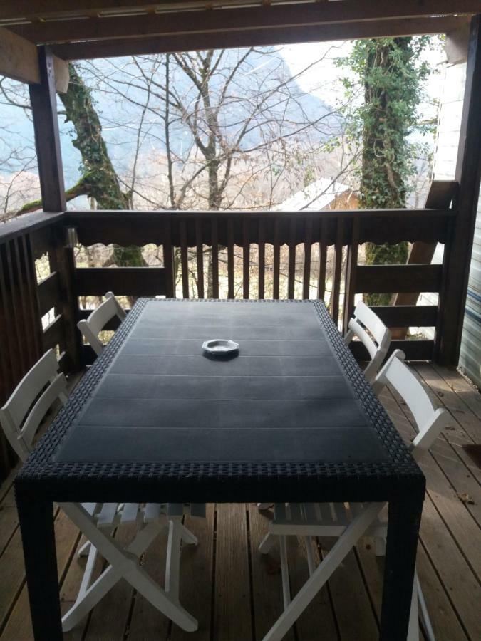 Gite Mobile Home Reamenage A Ugine Entre Albertville Et Annecy Exterior foto